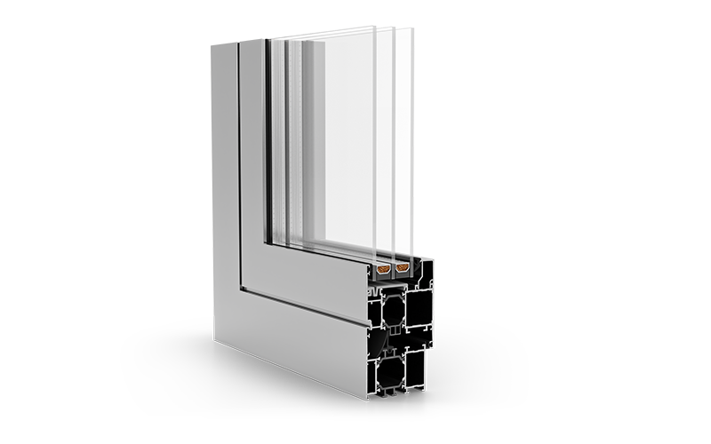 Aluminiumfenster aus Aluminimprofilen