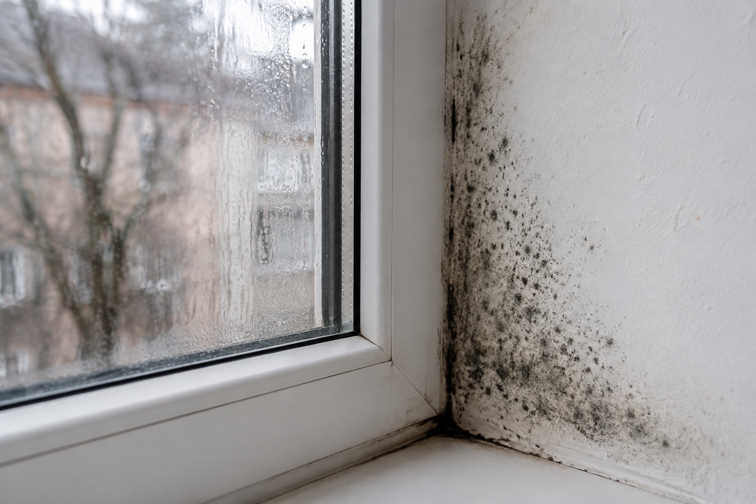 Warum habe ich Schimmel am Fenster ?